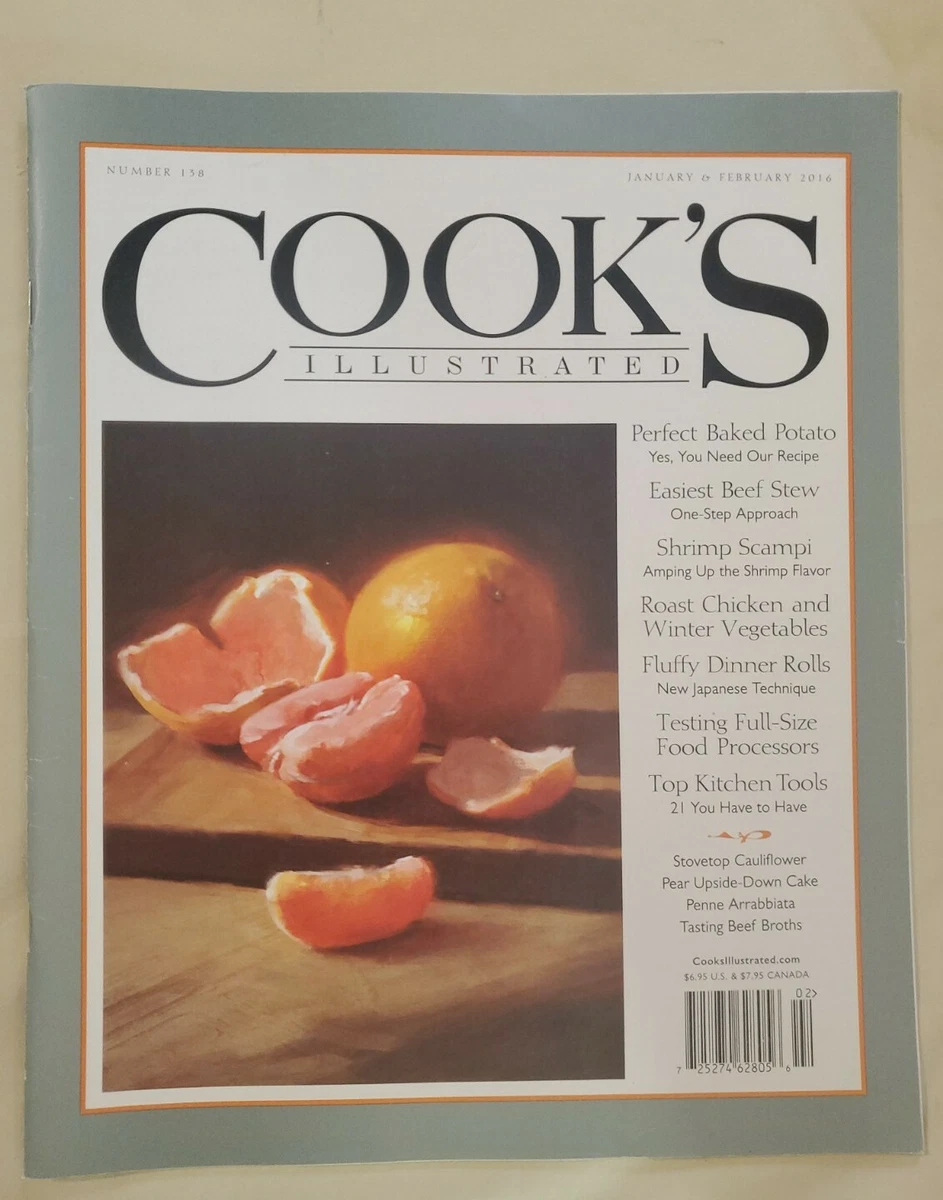 Cooks Illustrated Magazine January February 2016 #138 | eBay