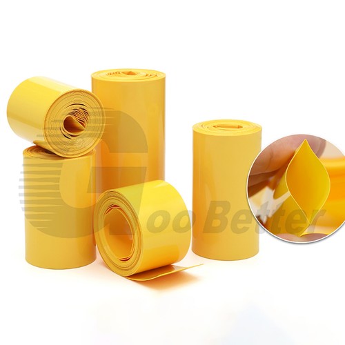 Paquete de batería de radiocontrol envolvente térmica de PVC amarillo de 7 mm - 180 mm LiPO NiMH NiCd - Imagen 2 de 11
