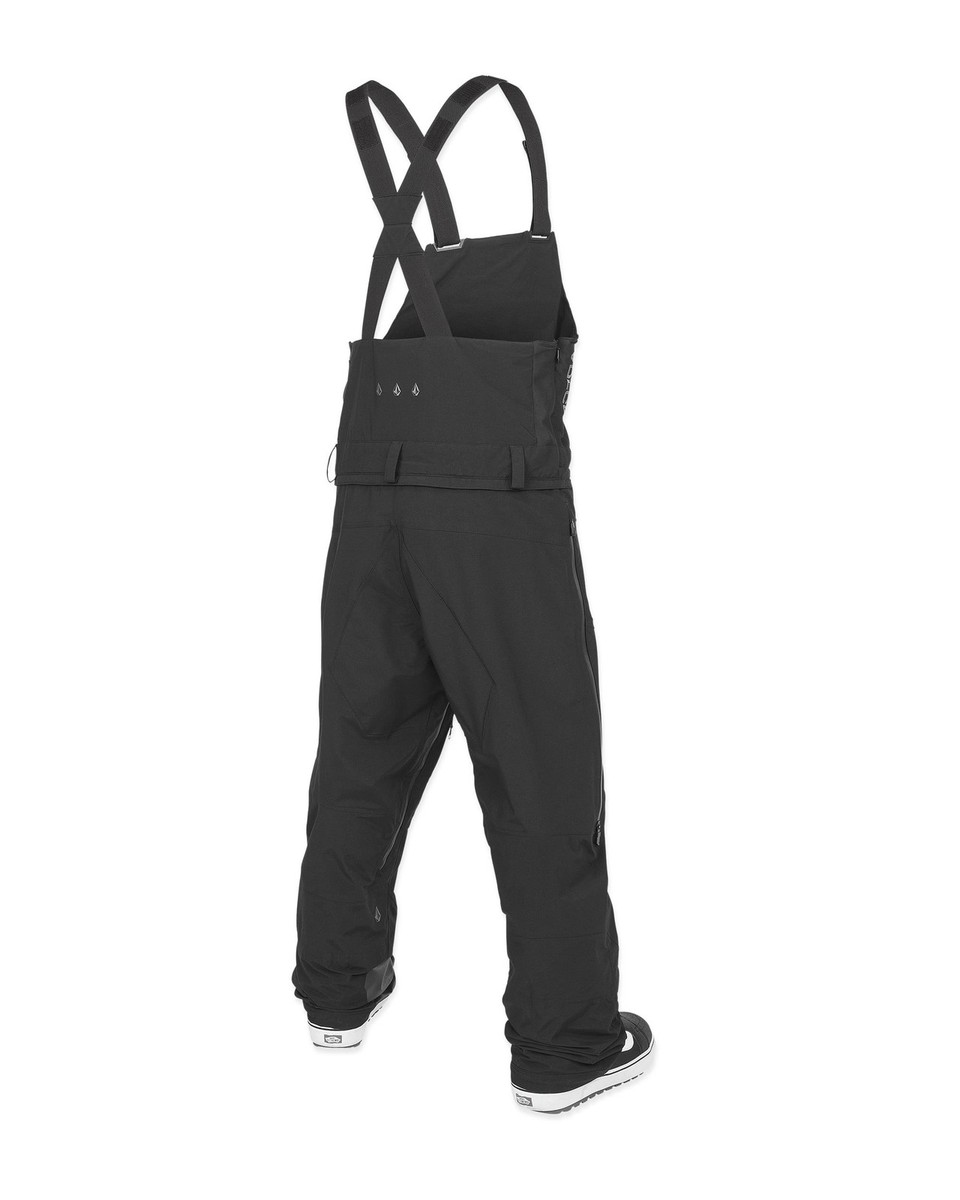 Volcom 3L Gore-Tex Bib Overhauler Men's Snow Pants, Black