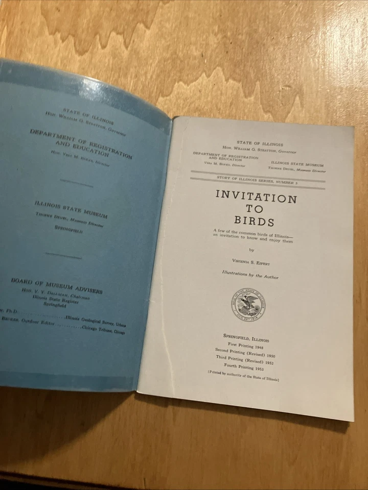 Invitation to Birds By Virginia S. Eifert Story of Illinois No. 5  1953 - Image 4 of 4