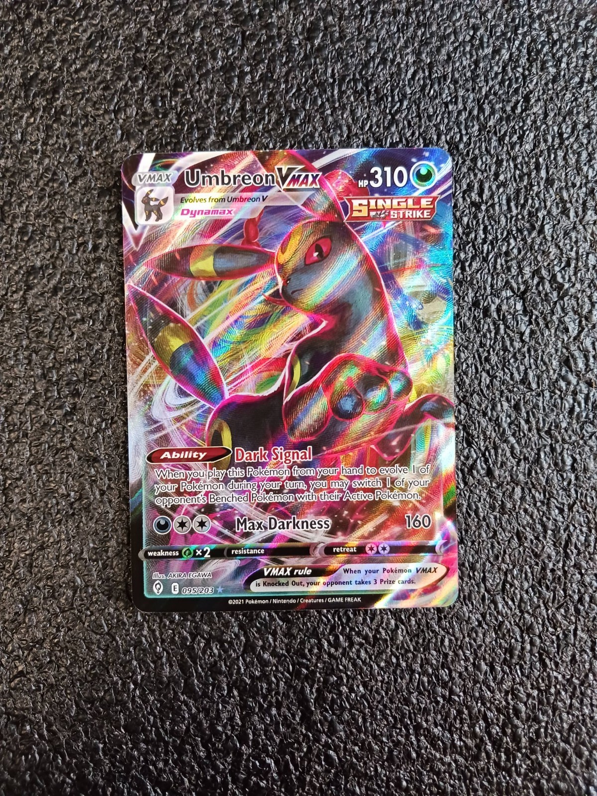 Pokemon Umbreon VMAX - SWSH07: Evolving Skies