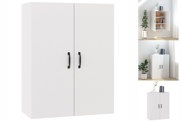 HäNgeschrank Wandschrank Weiß 69,5X34X90 Cm Spanplatte-image