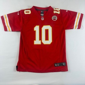 Nike Kansas City Chiefs Kids Large 14/16 Red Football Jersey Tyreek Hill 10
