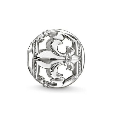 Genuine THOMAS SABO Fleur De Lis Karma Bead Sterling Silver K0236-637-12