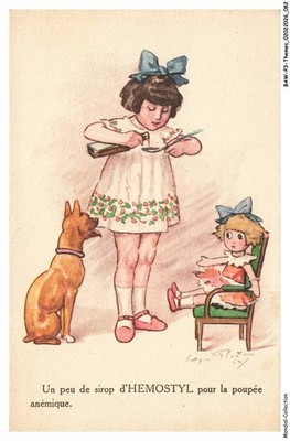 BAWP3-0234 - WERBUNG - Etwas Hämostylsirup für die anämische Puppe - P