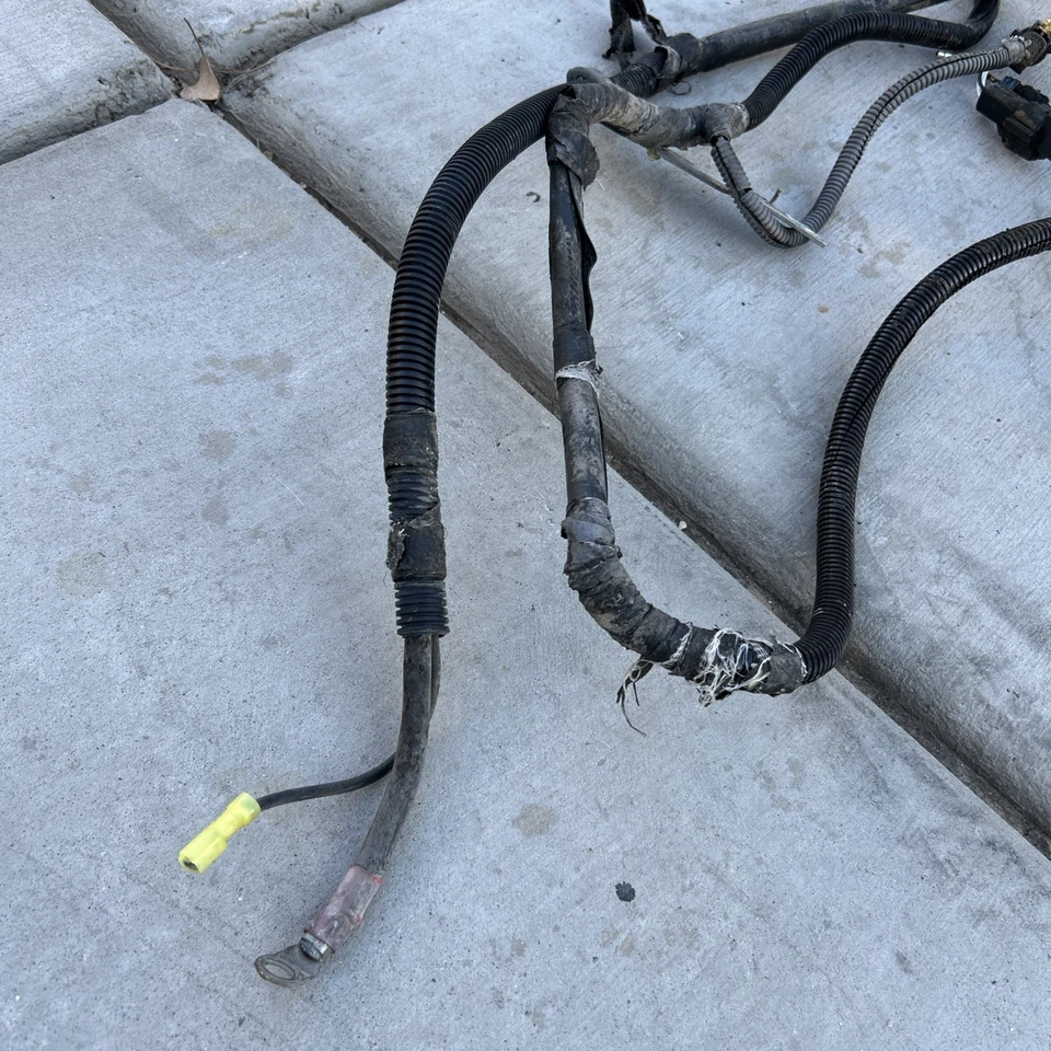 1987-1993Ford Mustang 5.0 V8 Positive Negative Battery Starter Cable w/ brackets - Image 2 of 4