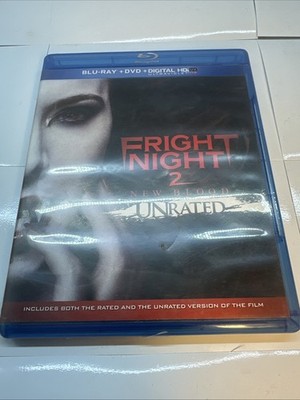 Fright Night 2: New Blood Blu-ray/DVD, 2013, 2-Disc Set, Unrated Horror Movie