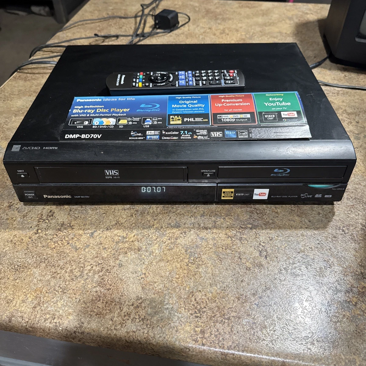 Panasonic Blu-ray VCR DVD & Blu-ray Players for sale - eBay
