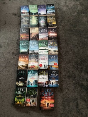 Komplette Roman Reihe Jack Reacher von Lee Child 27 Bücher