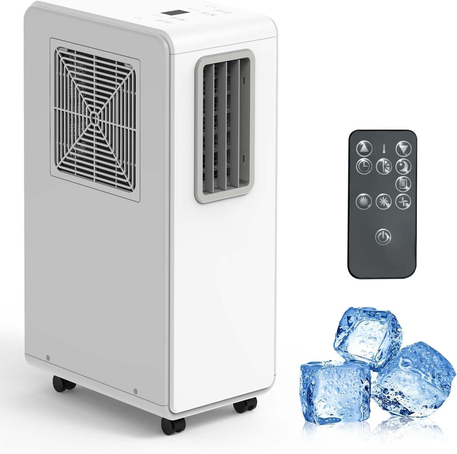 Smart compact 18000 btu portable air conditioner for indoor/outdoor use