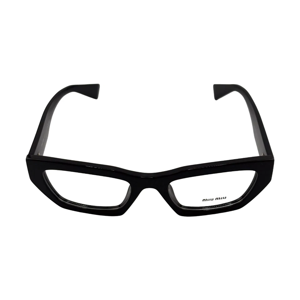 Miu Miu MU 03XV 黑色光学眼镜框 53 毫米 20 毫米 140 毫米 - 1AB-1O1 — 第 3/4 张图片