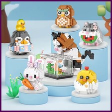 Creative Cute Animal Mini rabbit Building Blocks Puppy Cat Model Dog DIY Bricks