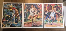 Set of 3 Vintage 1968 Summer Olympics Lithograph Posters International Paper Co.