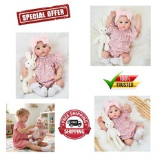 18-Inch Realistic Reborn Doll Girl - Complete Set with Accessories for Ages 3