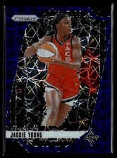 2024 Panini Prizm WNBA #1 Jackie Young Blue Velocity Prizms