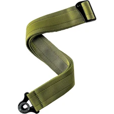 D'Addario Auto Lock Nylon Guitar Strap Olive Green