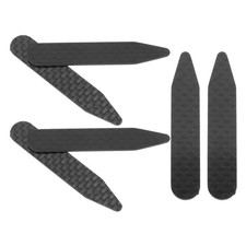 3 Pairs Men Collar Stays Travel Carbon Fibre Bones Dress Shirt Support