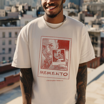 Memento T-Shirt | Christopher Nolan Cult Classic Film Tee | Retro Cinema Gift