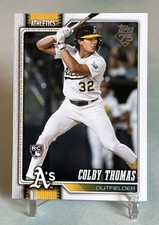Colby Thomas 2026 Topps Series 1 #213 Rookie RC Athletics