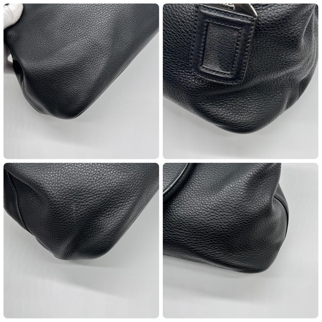 PRADA Triangular Logo 2 Way Leather Shoulder Hand… - image 4