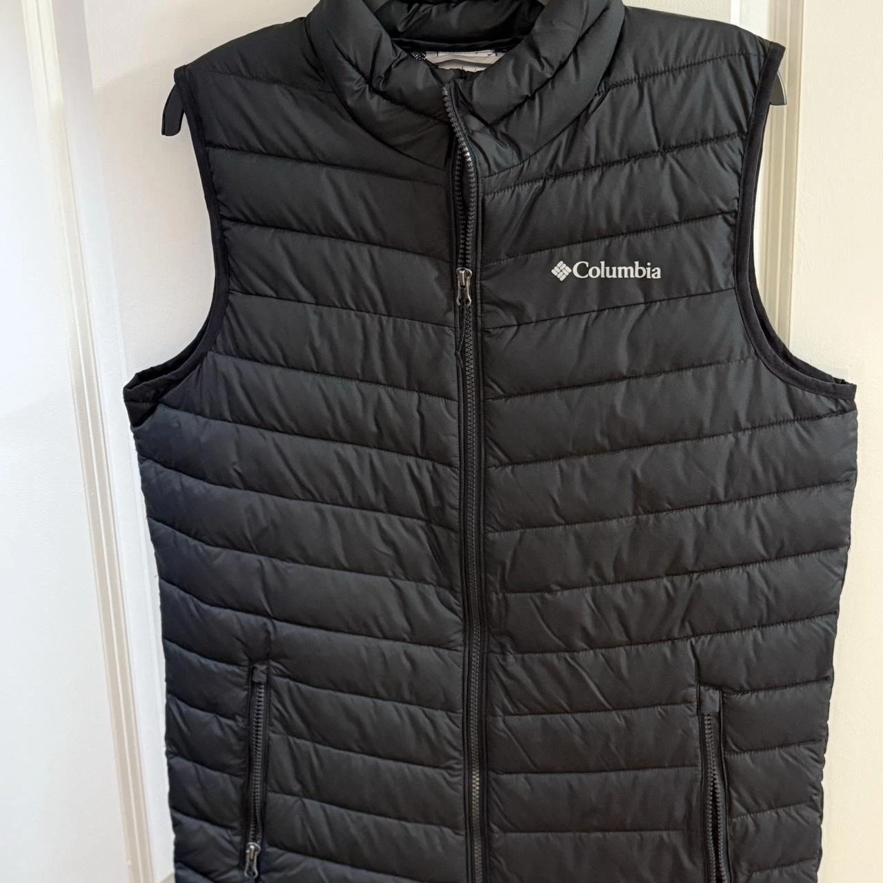 Men’s Columbia Vest XL Slope Edge Insulated Black Puffer Omni-Heat New Tags