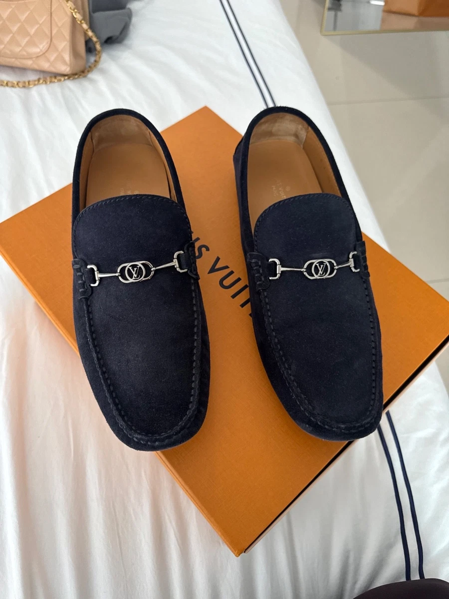 Louis Vuitton Moccasin Blue Casual Shoes for Men for sale | eBay