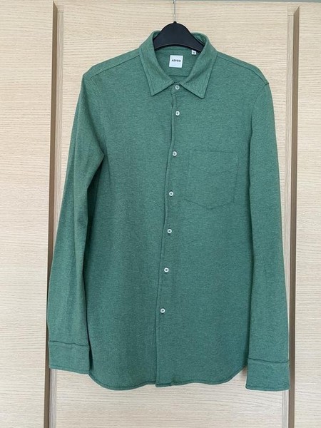 Men Alberto Aspesi Shirt Green 38 / M / 46