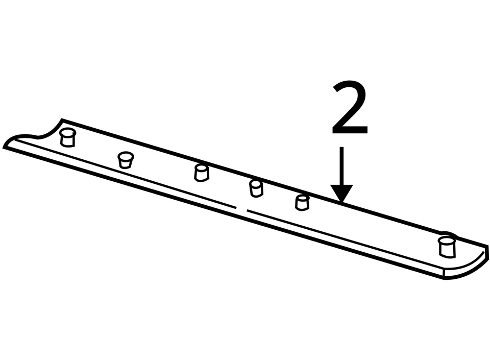 Chevrolet GMC Suburban 1500 Tahoe 2000 moldura ASM BK carrocería OPG GA 15747516 nuevo Foto 3 de 3