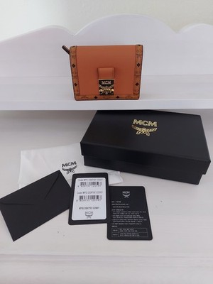 MCM TRACY IN VISETOS GELDBÖRSE COGNAC NEU UNBENUTZT