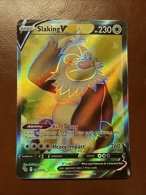 Slaking V (Full Art) 077/078 Pokémon GO Holo Full Art NM MINT