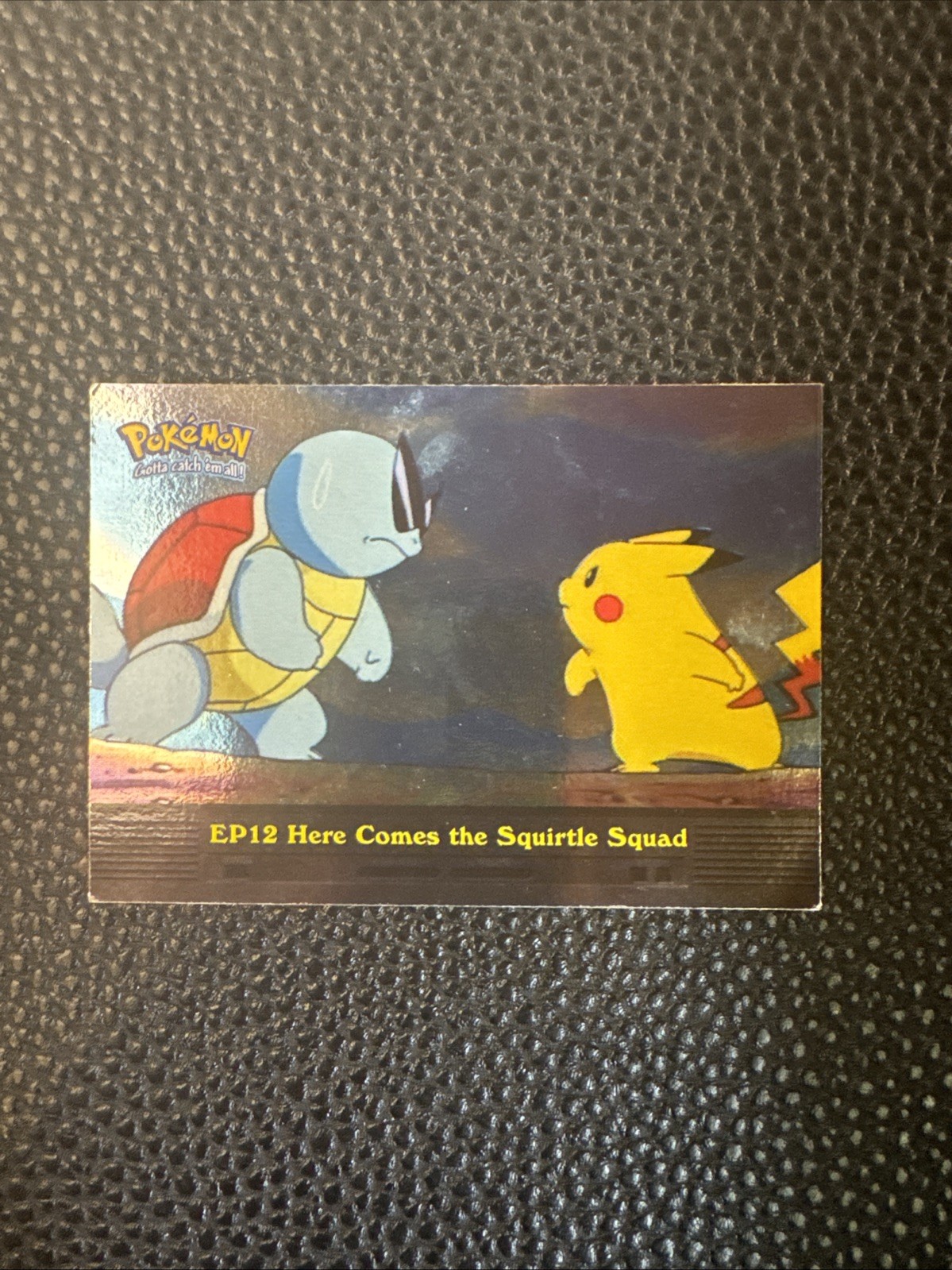 2000 Topps Pokemon TV #EP12 Here Comes the Squirtle Squad Silver Foil