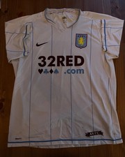 Aston Villa 2007/08 Away Shirt – Large – Classic Villa Shirt