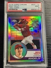 2018 Topps Chrome 1983 Topps Refractor Mike Trout #83T-12 PSA 9 Mint LA Angels