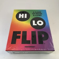 Hi Lo Flip - A Game of Highs & Lows Gamewright Ages 8+ complete New Family Fun