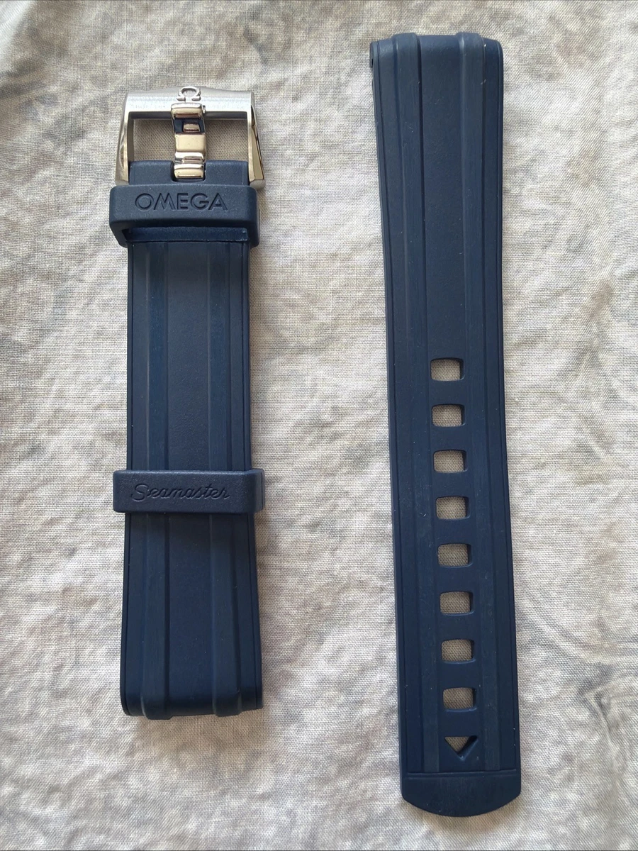 OMEGA Blue Rubber Wristwatch Bands for sale | eBay
