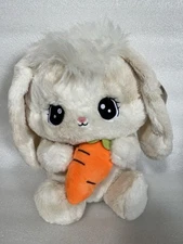2025 Easter Way To Celebrate 13” Cream Bunny Rabbit Holding Carrot Plush New