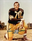 ERNIE STAUTNER HAND SIGNED 8x10 COLOR PHOTO+COA       PITTSBURGH STEELERS HOF 69