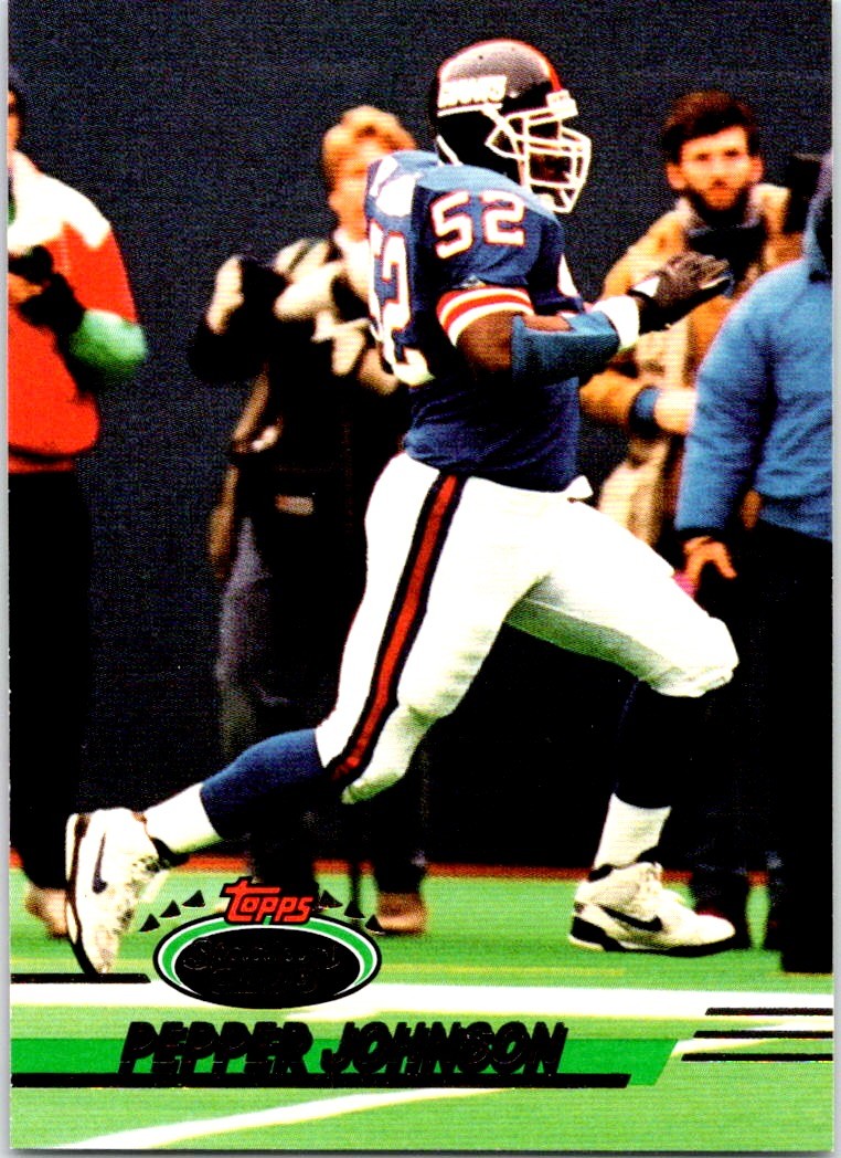 1993 Stadium Club - Pepper Johnson #59 - Near Mint or Better