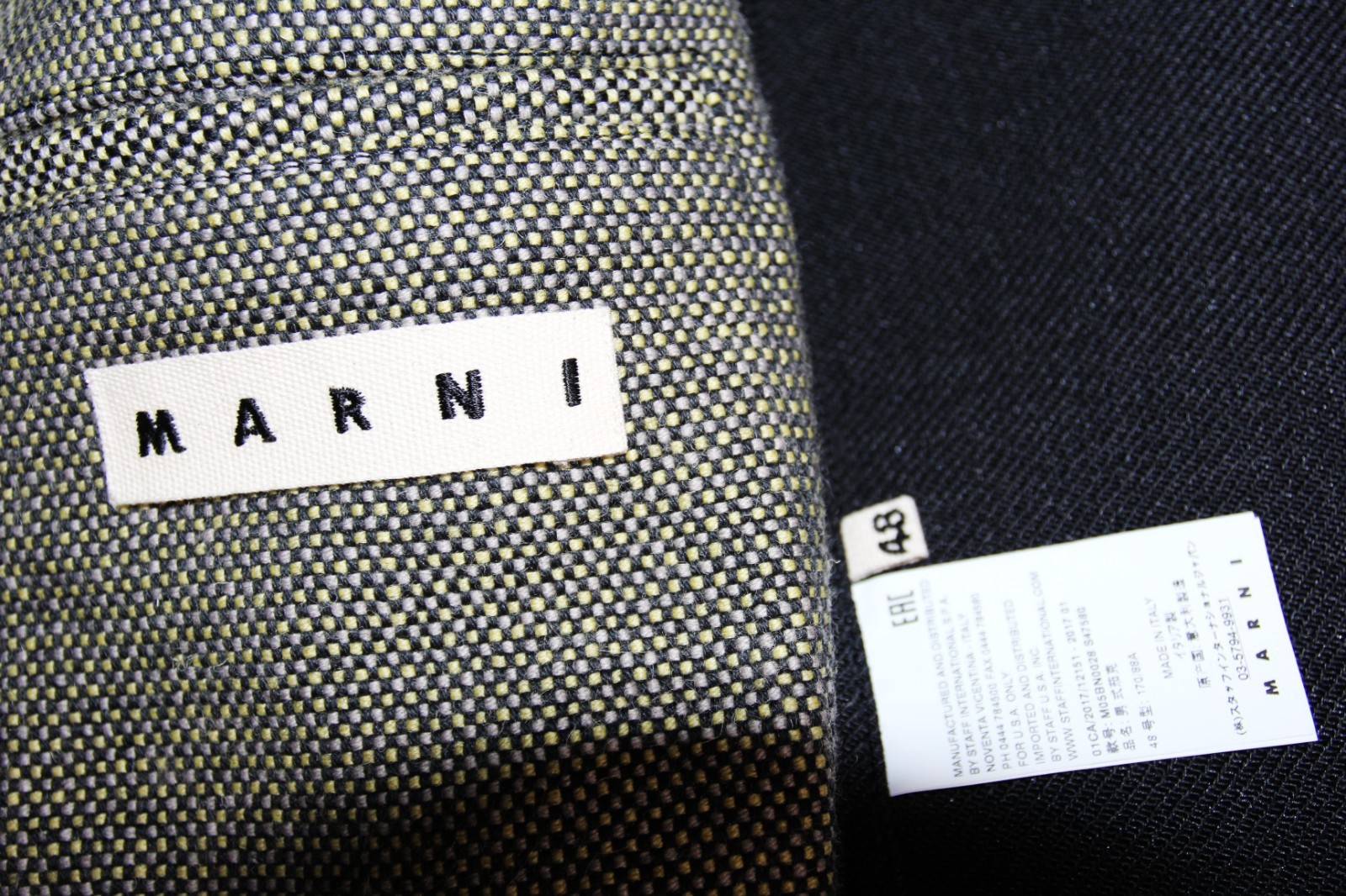 SS17 MARNI SPLIT CLASSIC JACKET 48 - image 8