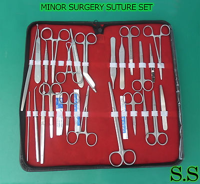 70 PC MINOR SURGERY SUTURE SET SURGICAL INSTRUMENTS KIT DS-871