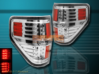 09-14 FORD F150 CLEAR LED TAIL LIGHTS 10 11 12 13 | eBay
