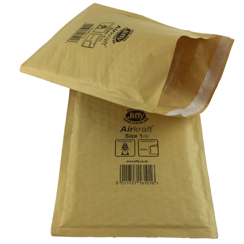 Buste Imbottite Per Spedizioni 50 JL5 Jiffy Bags Airkraft Bubble Envelopes 10.5" X 14" - GOLD | UK Libretto Postale - Foto 11