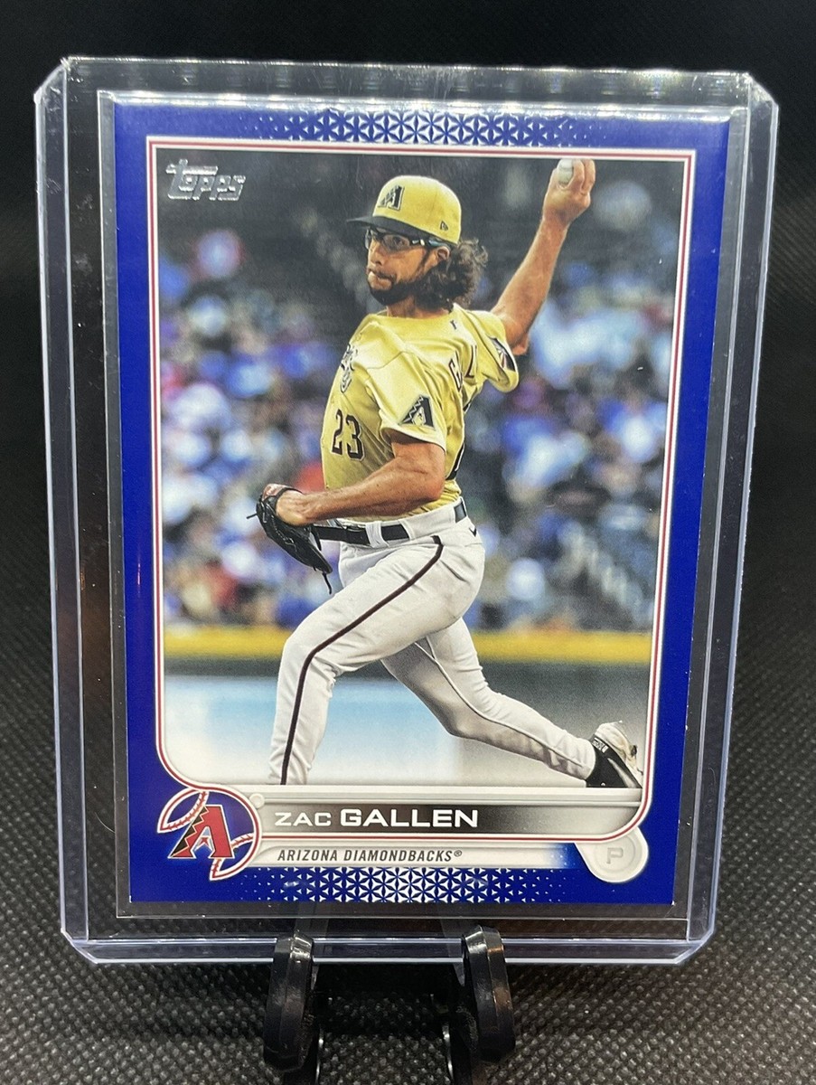 2022 Topps Royal Blue #562 Zac Gallen - Arizona Diamondbacks | eBay