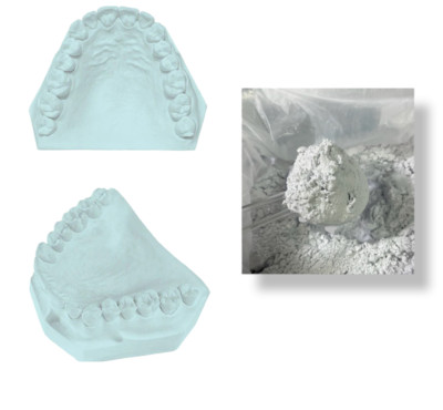 YESO PIEDRA DENTAL AZUL PARA MOLDES TIPO IV ALTA RESISTENCIA BAJA EXPANSIÓN 5 Lb