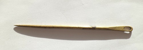 GREAT ANCIENT BRONZE NEEDLE 18-19th CENTURY. - Picture 2 of 2
