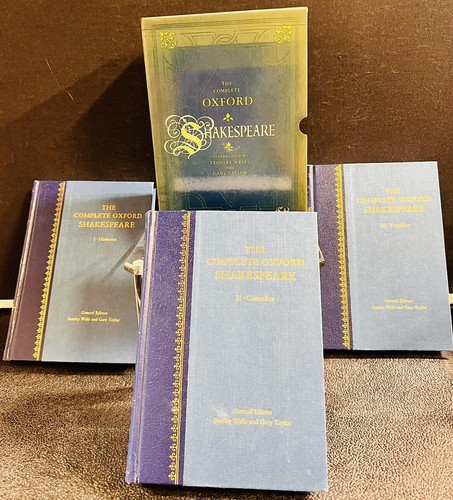 The Complete Oxford Shakespeare Box Set. Wells & Taylor (3 Volumes) 1987 - Picture 2 of 23