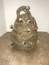 beehive wicker decor
