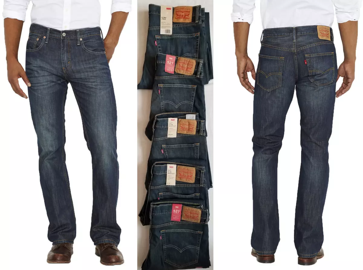Levi s 527 Slim Bootcut Mens Stretch Jeans Sizes 32 36 38 40 055270452