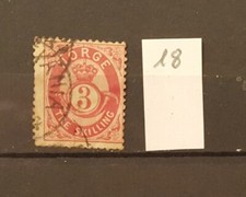 Timbres oblitérés anciens de NORVEGE