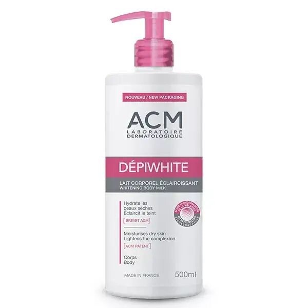 ACM Dépiwhite lait corporel éclaircissant 500ml pour illuminer la peau après l'été